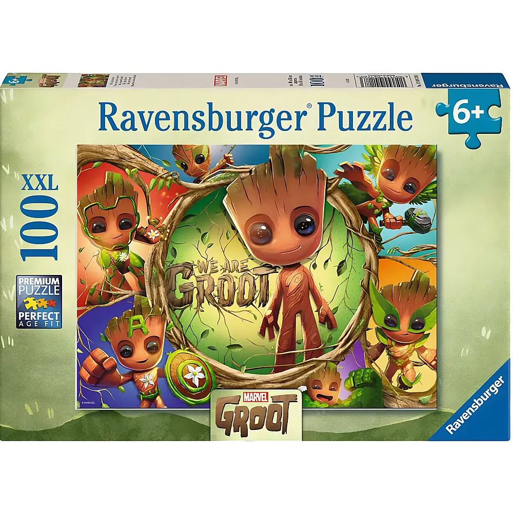 Ravensburger Puzzle Guardians of the Galaxy We are Groot 100Teile