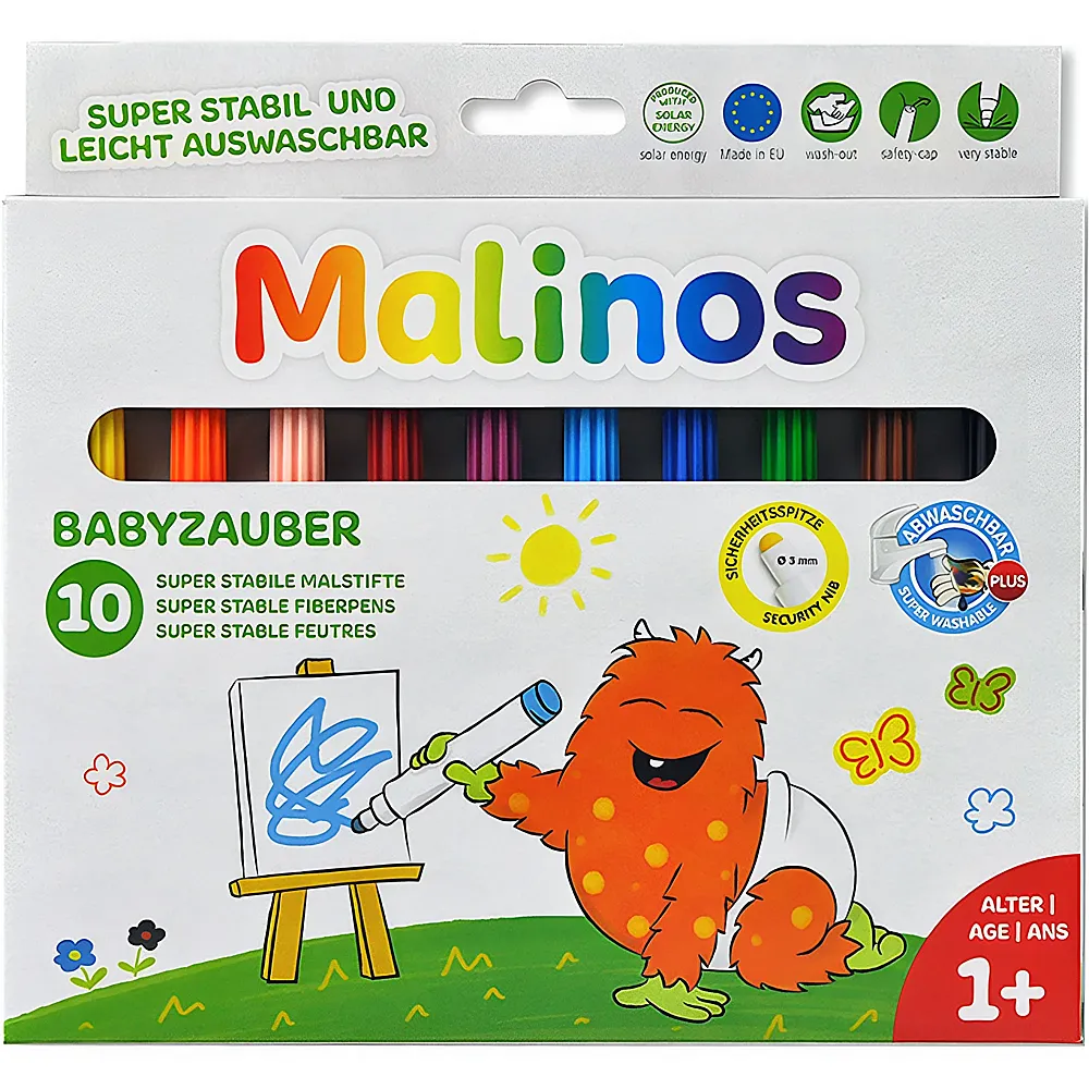 Malinos Babyzauber Malstifte 10Teile | Farbe & Kreide
