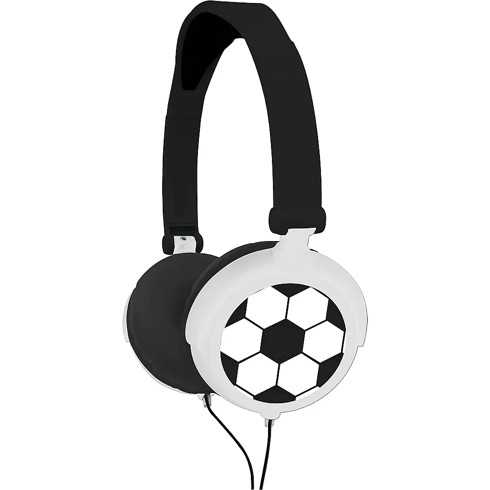 Lexibook Fussball Design Stereo-Kopfh�rer, faltbar, kabelgebunden, mit kindersicherer Lautst�rke