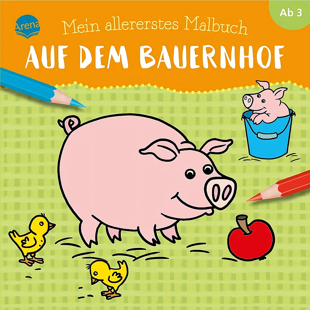 Arena Malstudio  - Mein allererstes Malbuch. Auf dem Bauernhof - Suche