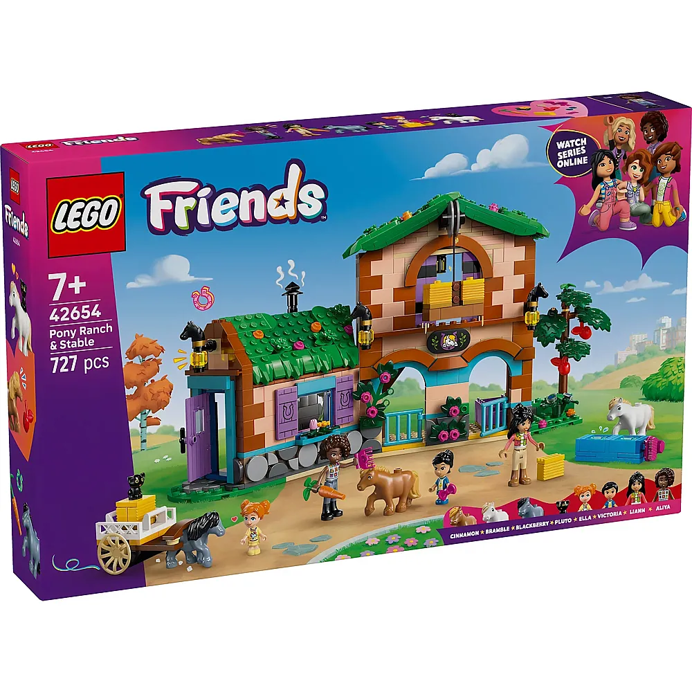 LEGO Friends Ponyhof & Stall 42654