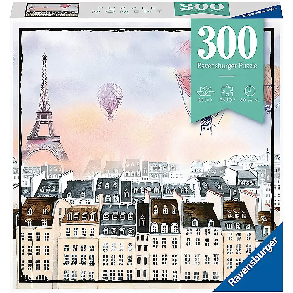 Ravensburger Puzzle Moment Ballone ber Paris 300Teile