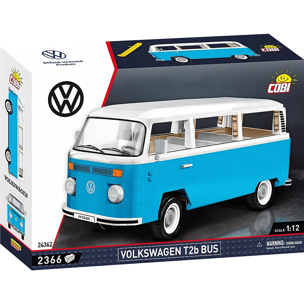 COBI VW Volkswagen Transporter T2b Bus Blau 24362