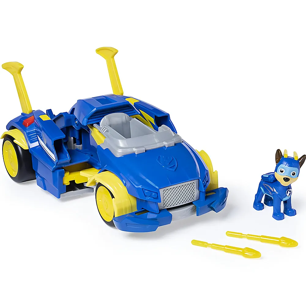 Spin Master Mighty Pups Paw Patrol Chase's Powered Up Cruiser