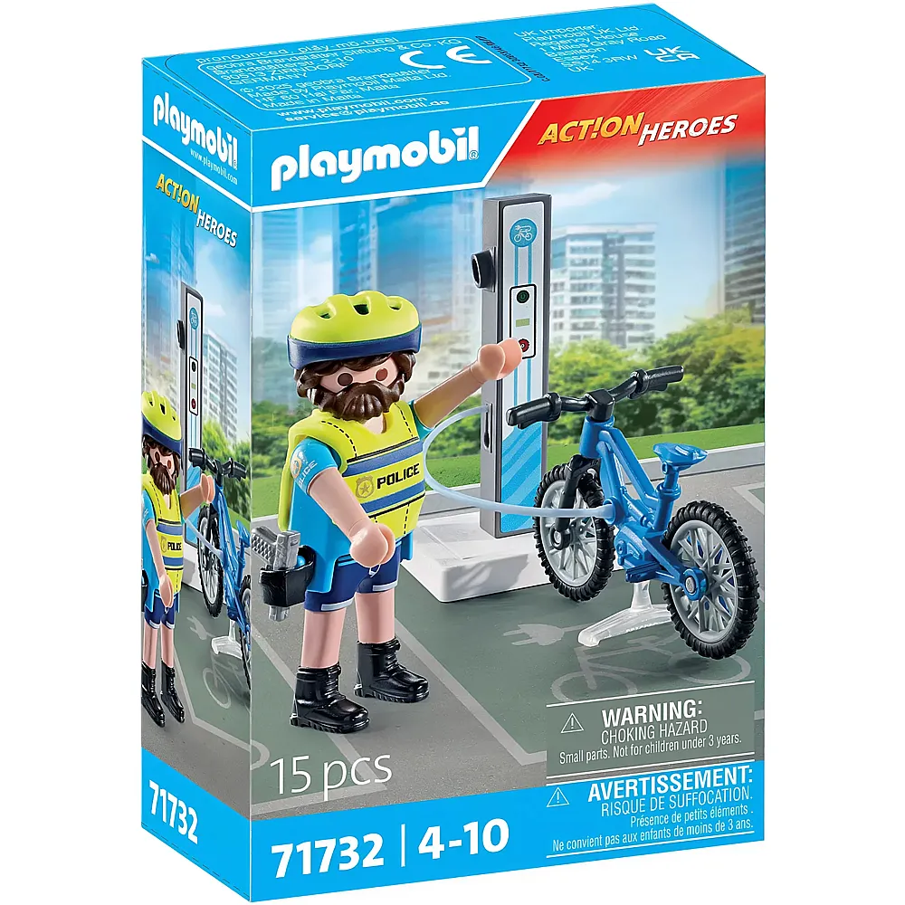 PLAYMOBIL Action Heroes Polizei Fahrradstreife 71732