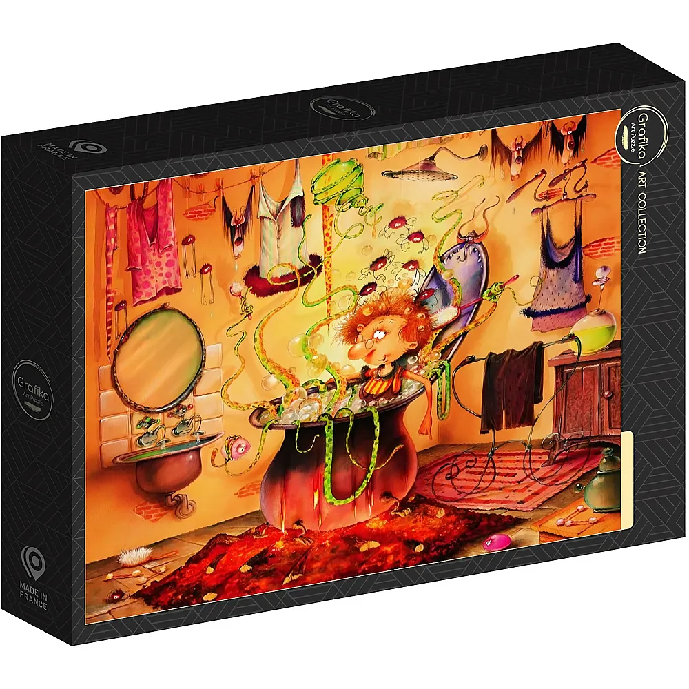 Grafika Puzzle Art Collection Franois Ruyer Die Hexe im Bad 1000Teile