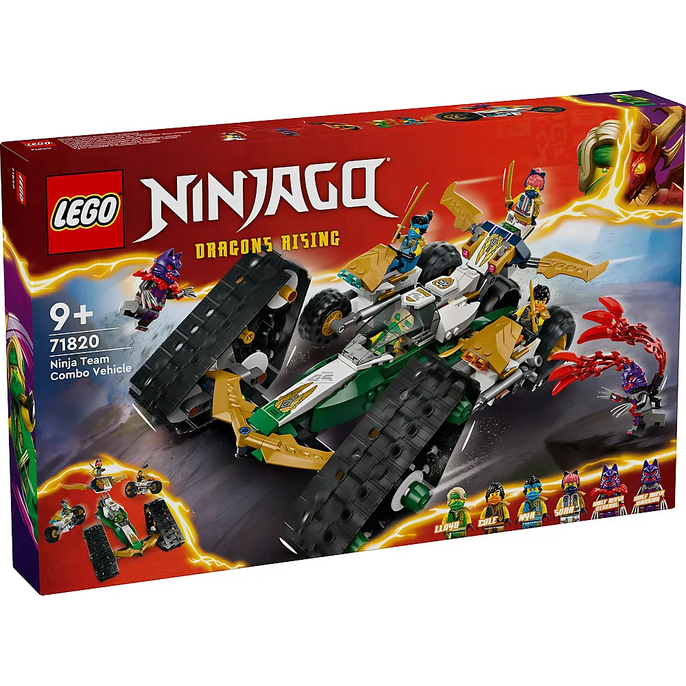 LEGO Ninjago Kombi-Raupe des Ninja-Teams 71820