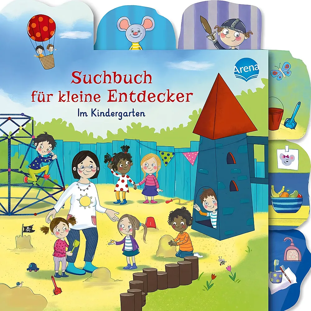 Arena Look-and-find book for little explorers - At kindergarten