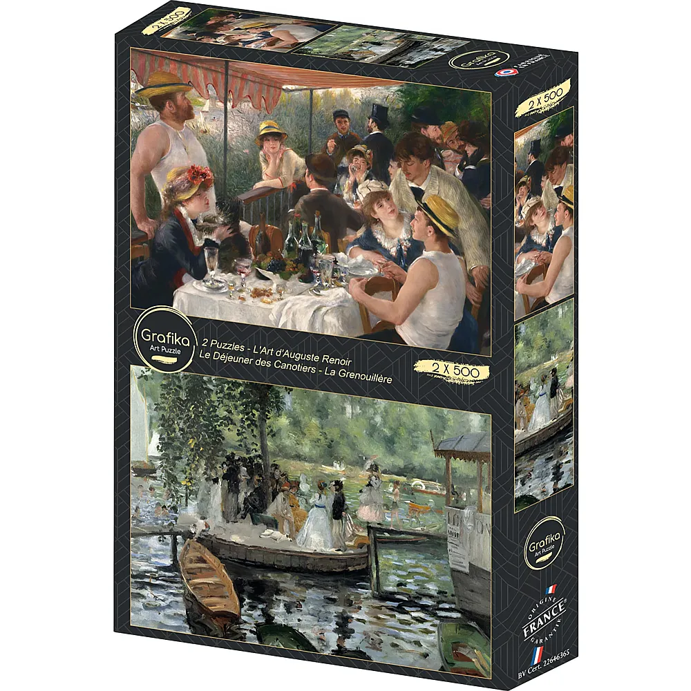 Grafika Puzzle Art Collection Auguste Renoir Le D�jeuner des Canotiers - La Grenouill�re 500Teile
