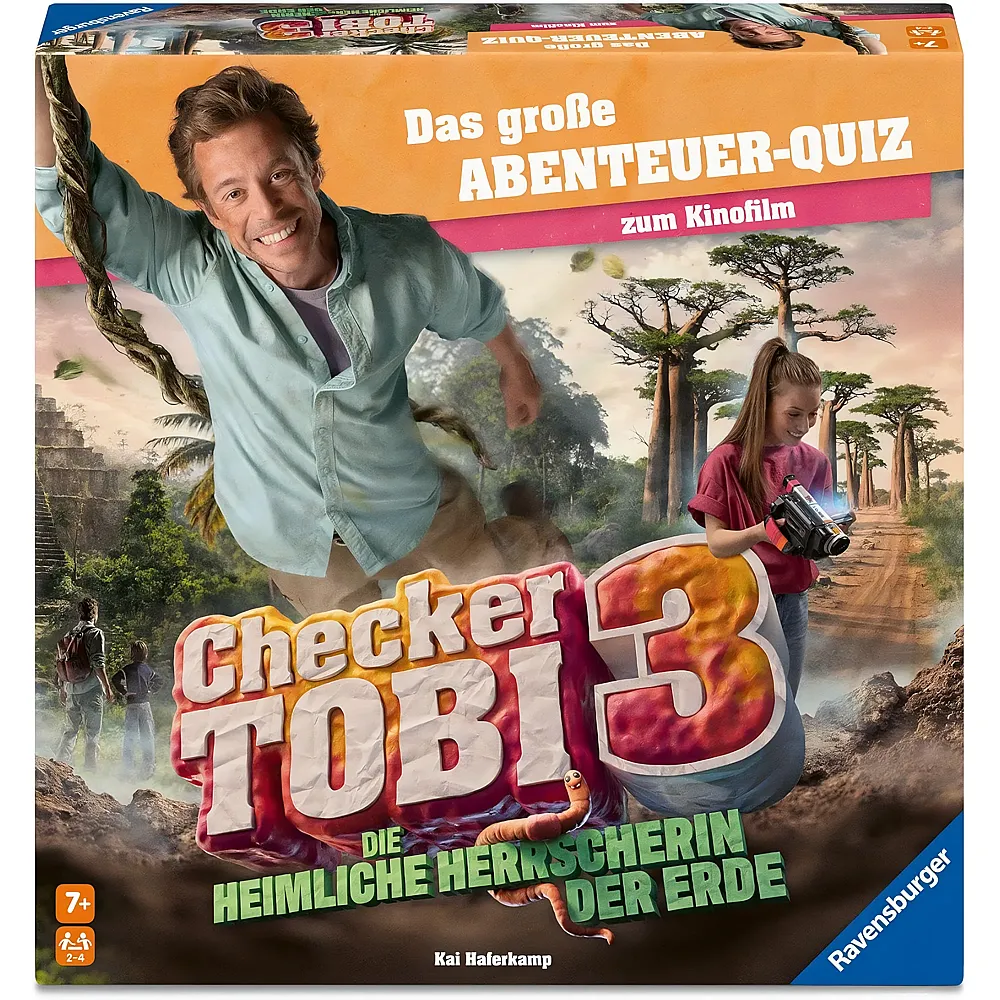 Ravensburger Spiele Checker Tobi - Das groe Abenteuer-Quiz - Deutsch | Wissenspiele