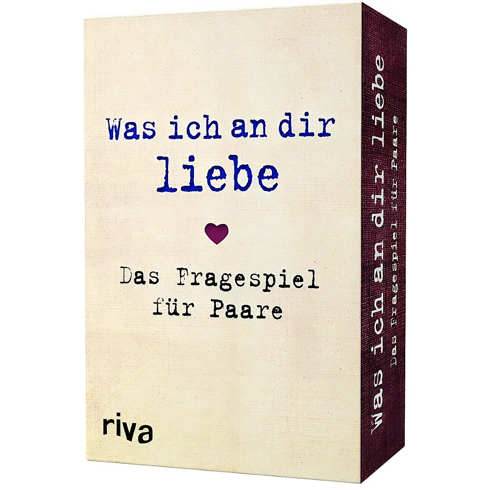 Riva Was ich an dir liebe - Fragespiel Paare