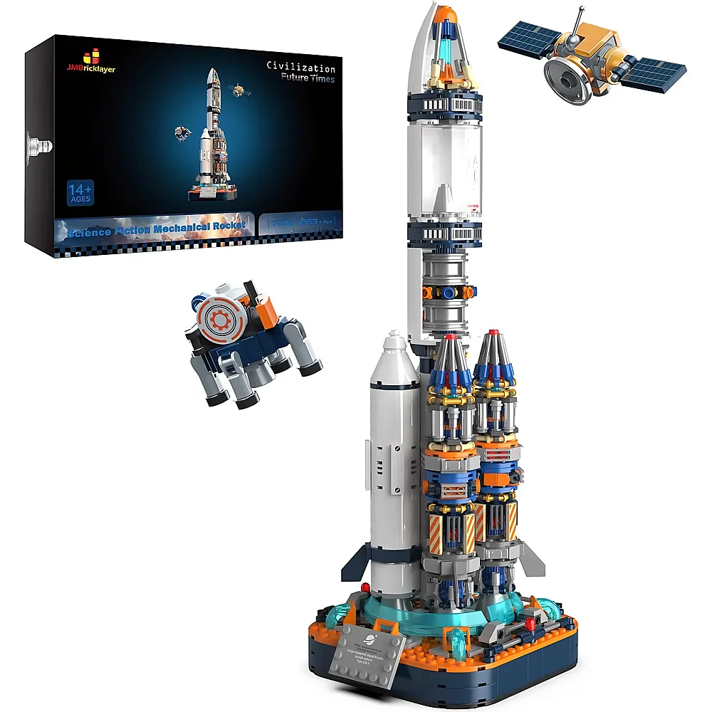 JMBricklayer Fantastic Idea Sci-Fi Weltraumrakete 70110