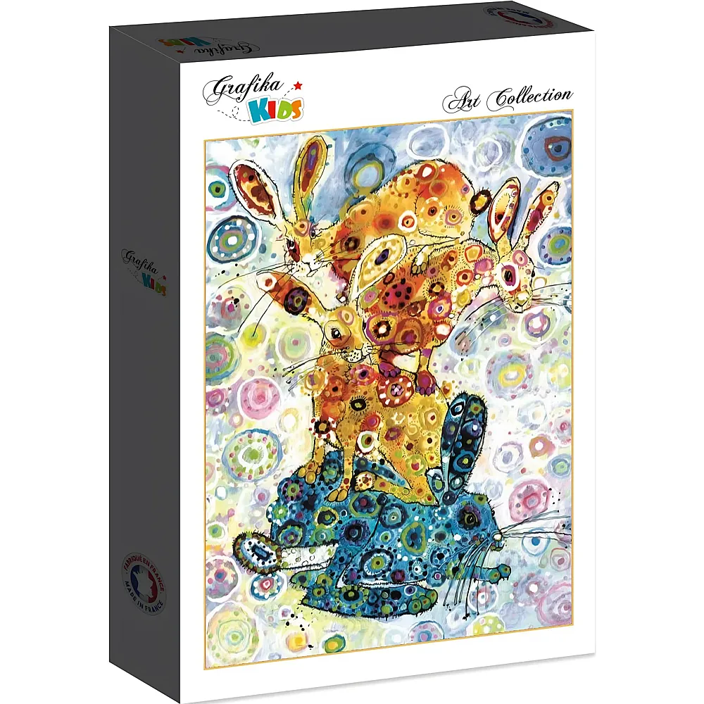 Grafika Puzzle Art Collection Sally Rich Grafika Kids Devon Hare Stack - 12 Teile