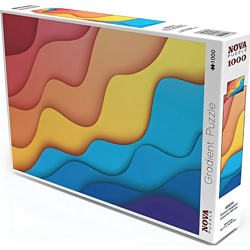 Nova Puzzle Colorful Waves - 1000 Teile