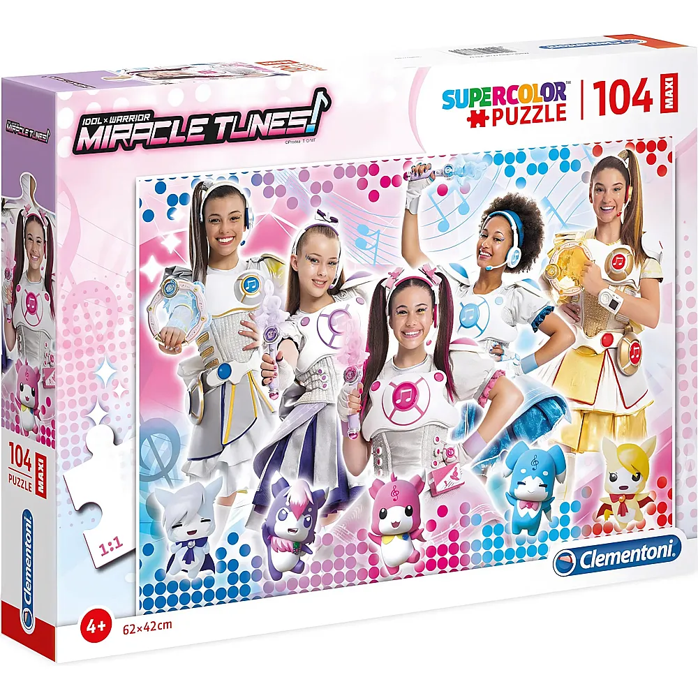 Clementoni Puzzle Supercolor Miracle Tunes 104Teile