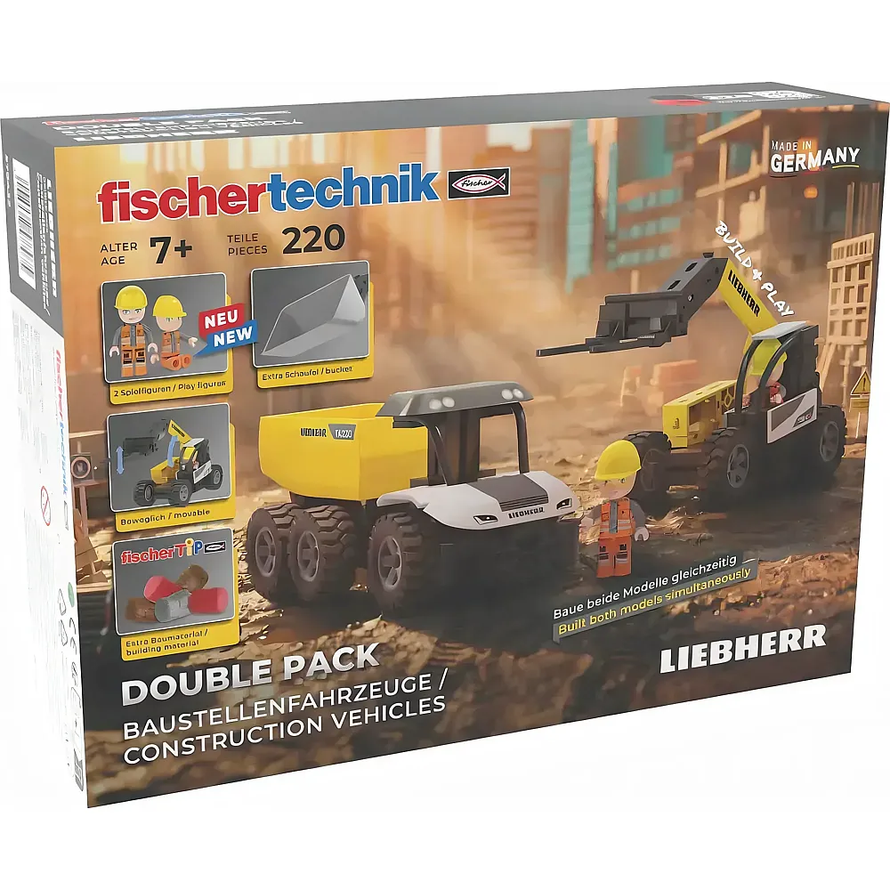 fischertechnik Liebherr Double Muldenkipper & Teleskoplader