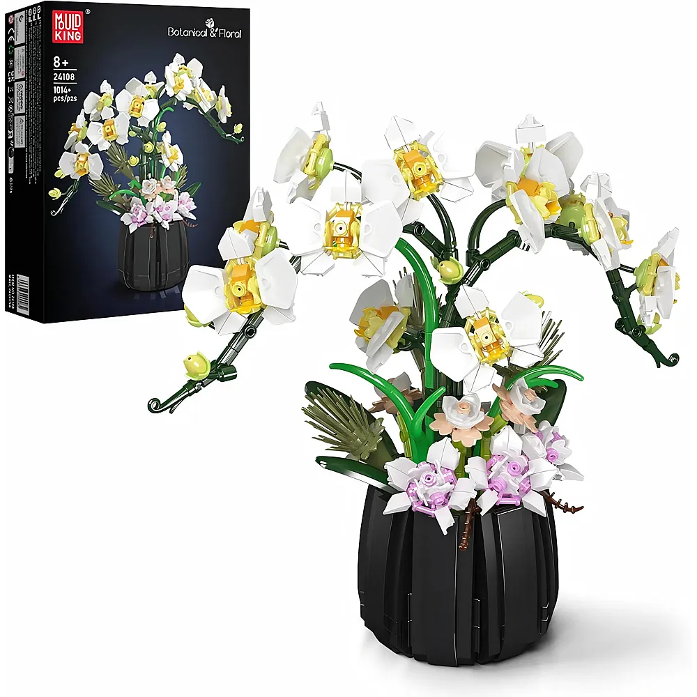 meinspielzeug - Mould King Botanicals Orchidee 24108 | Klemmbausteine Natur
