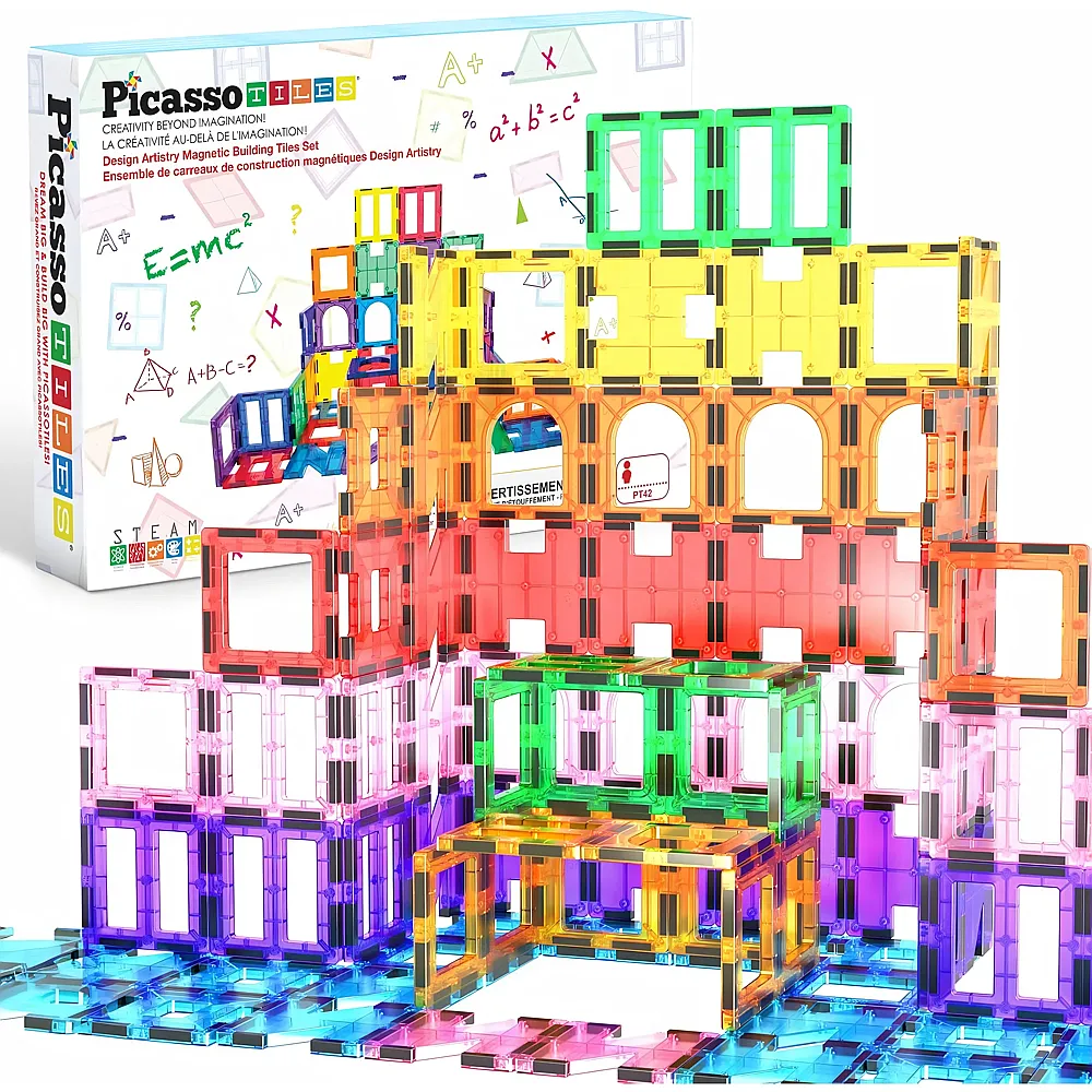 Selecta PicassoTiles Artistry  Magnetische Bausteine - 42 Teile