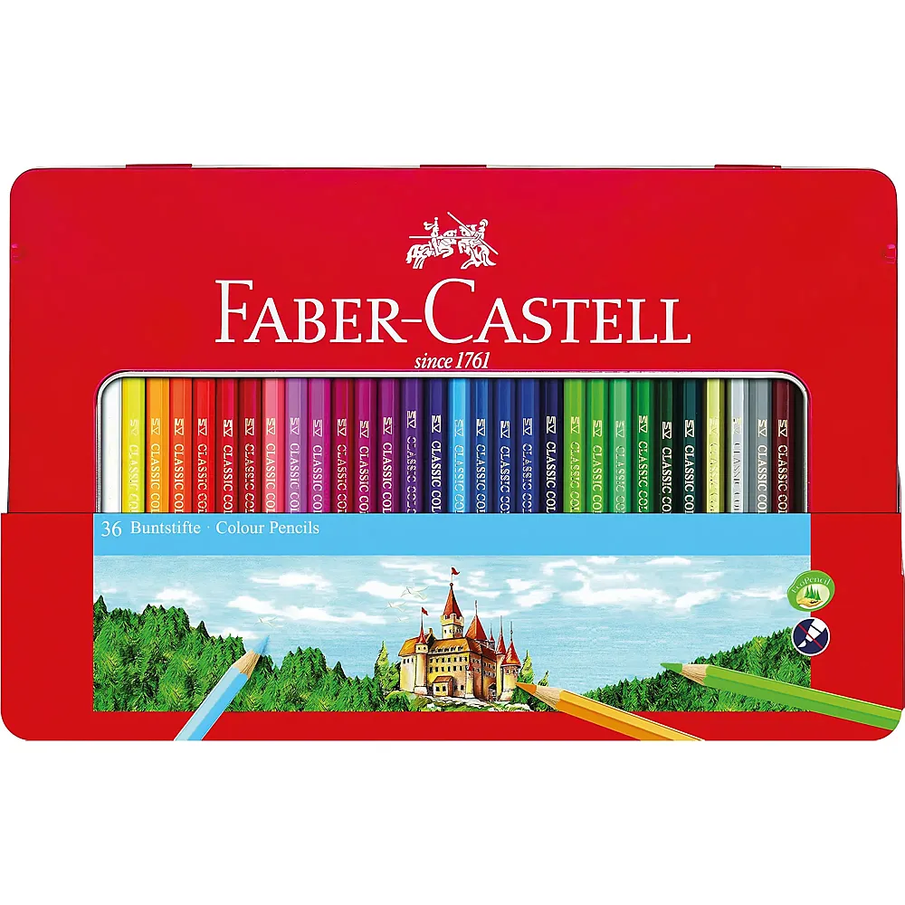 Faber-Castell Classic Colour Farbstifte Hexagonal - 48 Teile