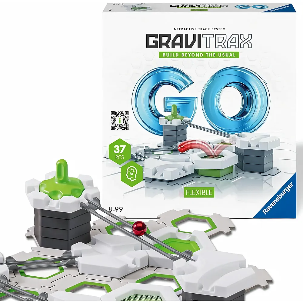 Ravensburger GraviTrax Go Flexible - 37 Teile