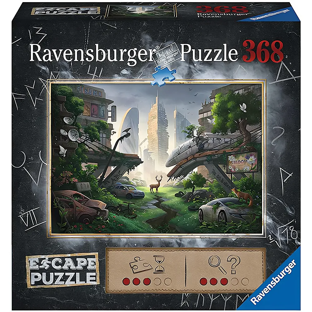 Ravensburger Puzzle Escape Apokalyptische Stadt 368Teile | Puzzle 500 Teile