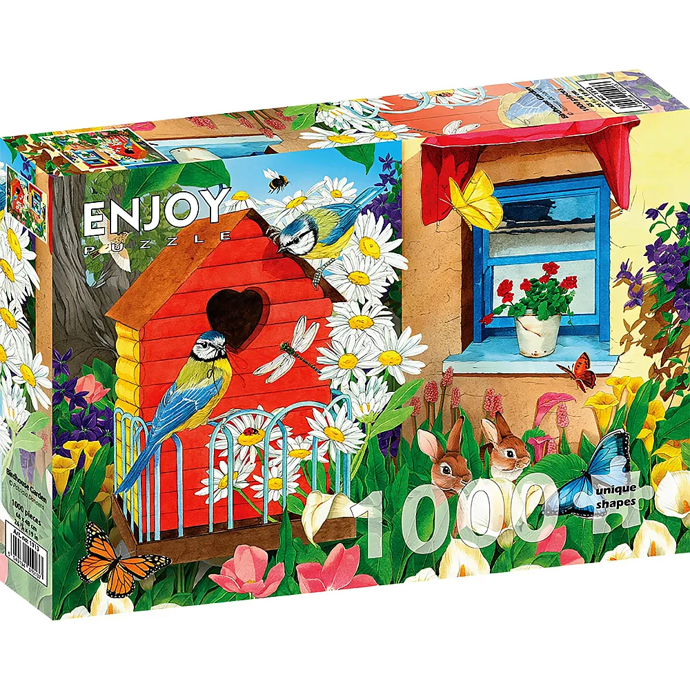 Enjoy Puzzle Birdhouse Garden - 1000 Teile