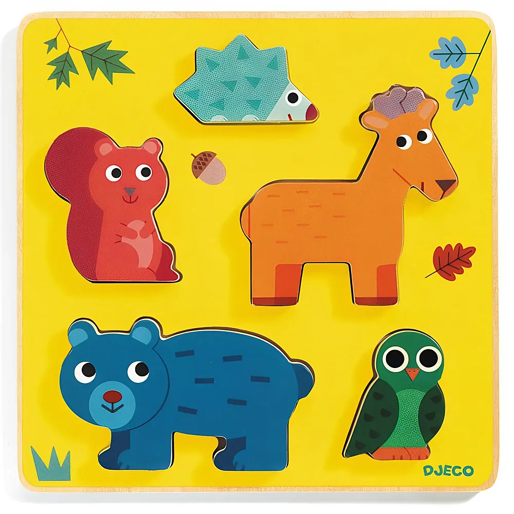 Djeco Puzzle Frimours | Holzpuzzle