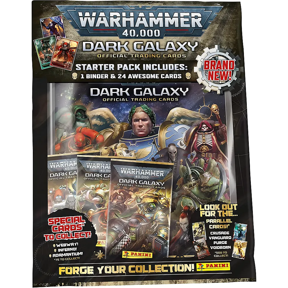 Panini Warhammer 40.000 Dark Galaxy Sammelkarten Starter Pack - Suche