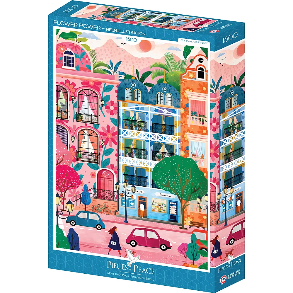 Pieces & Peace Puzzle Blumenkraft - 1500 Teile