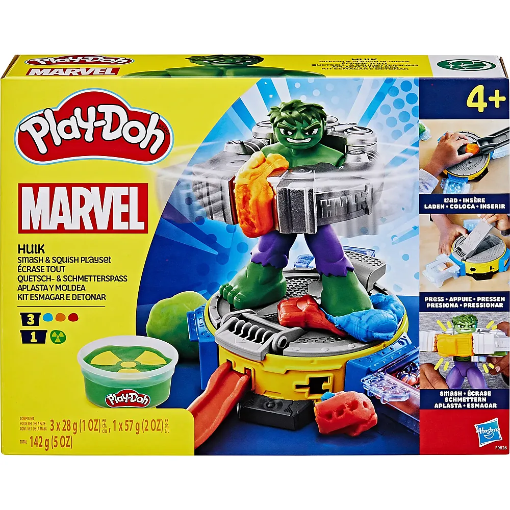 Play-Doh Avengers Hulk Quetsch Schmetter Spass