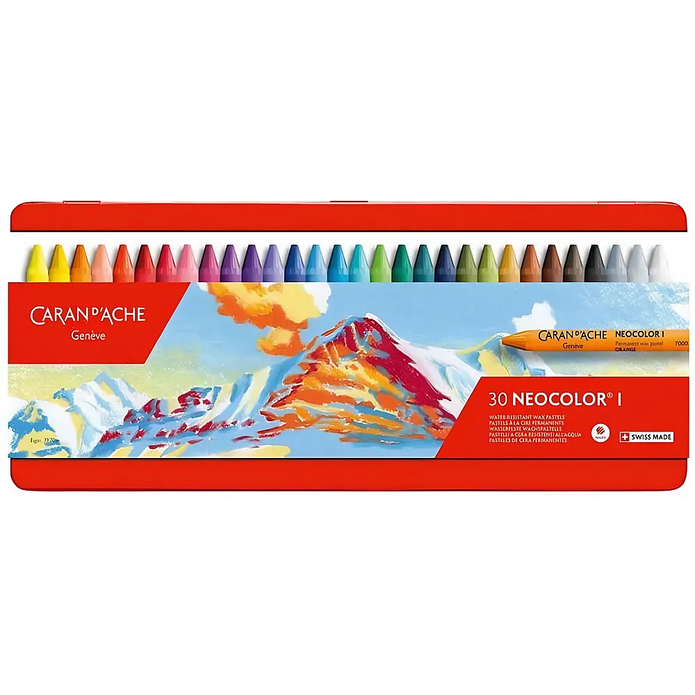 Caran d'Ache Neocolor I in Metalldose - 30 Teile