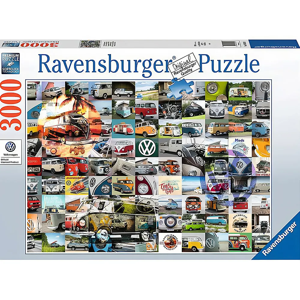 Ravensburger Puzzle 99 VW Bulli Moments 3000Teile