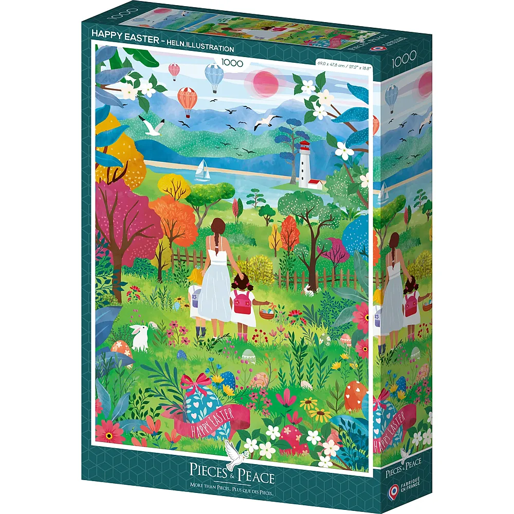 Pieces & Peace Puzzle Frohe Ostern 1000Teile