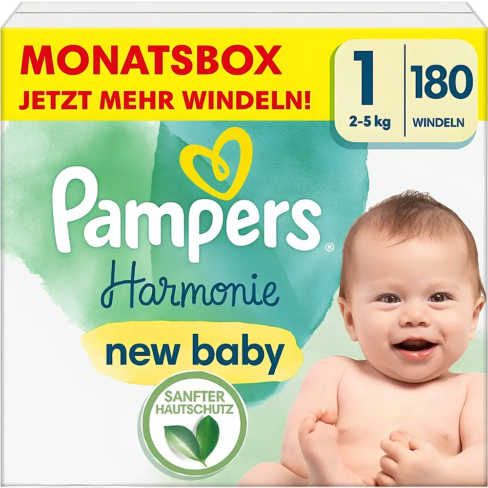 Pampers Harmonie Windeln Monatsbox 180Stck