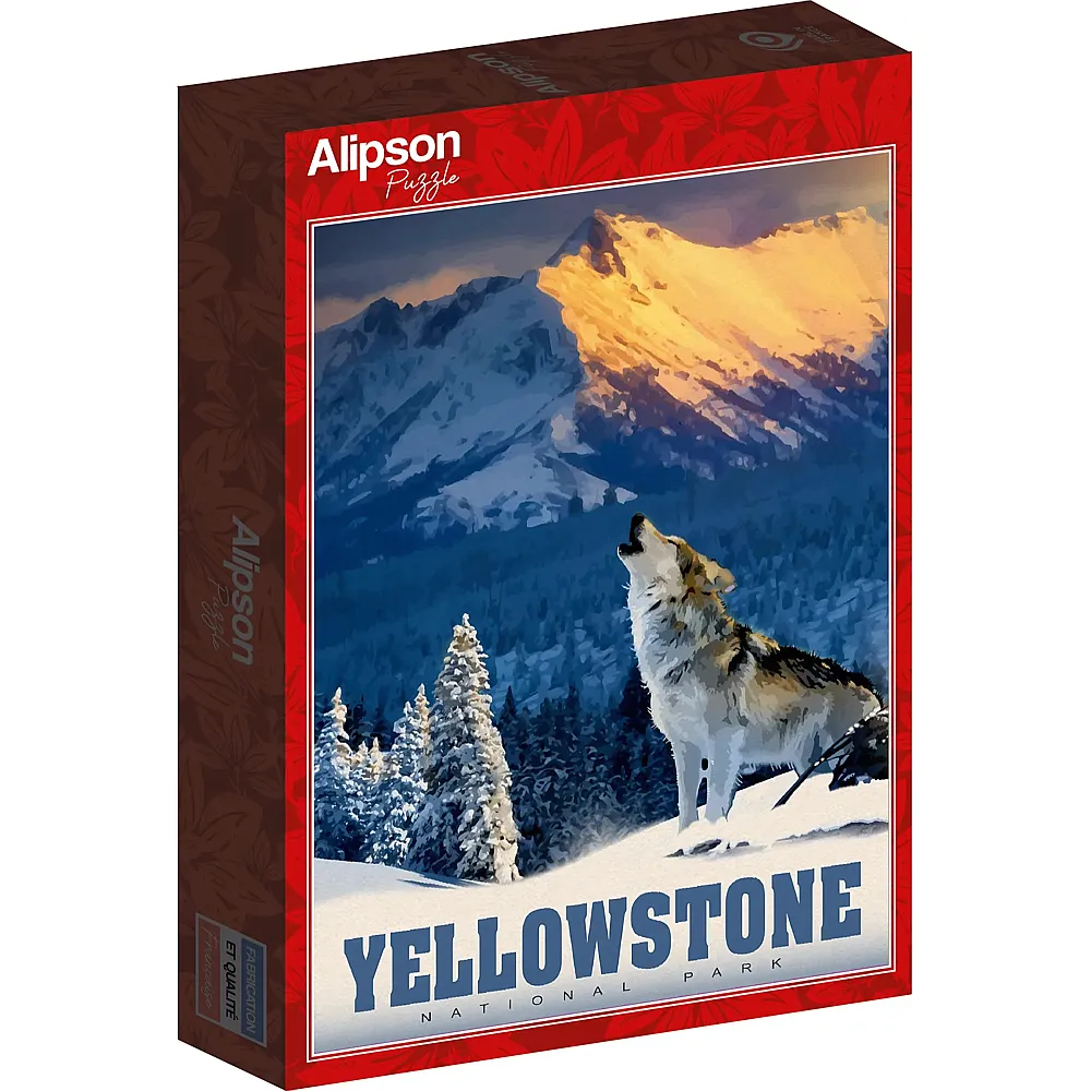 Alipson Puzzle Yellowstone-Wolf 500Teile