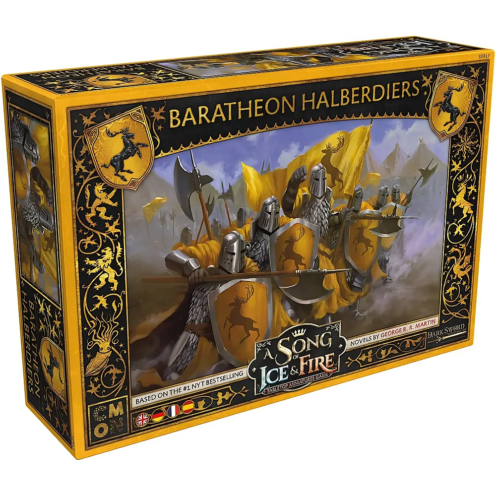 CMON Tdf LE Trone DE Fer Hallebardiers Baratheon b28 de-en-es-