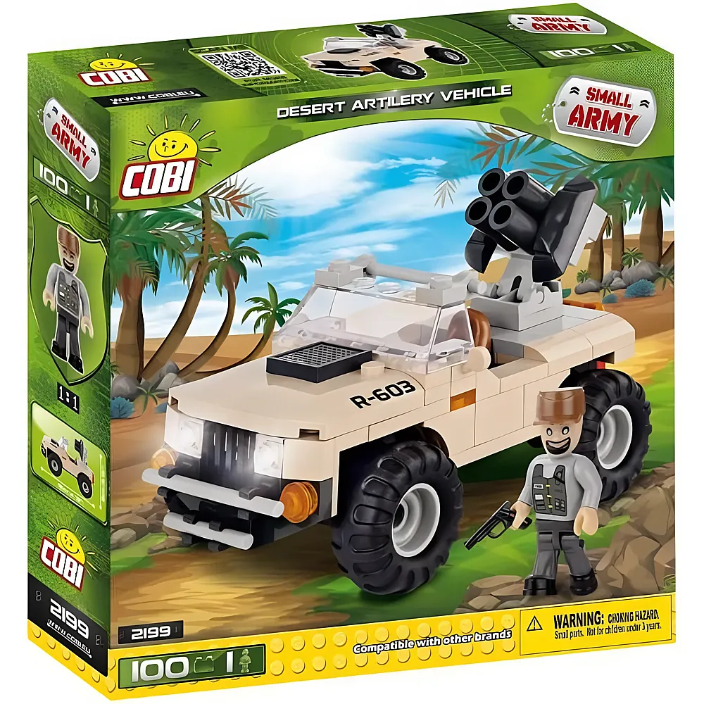 COBI Small Army Desert Artilery Vehicle 2199