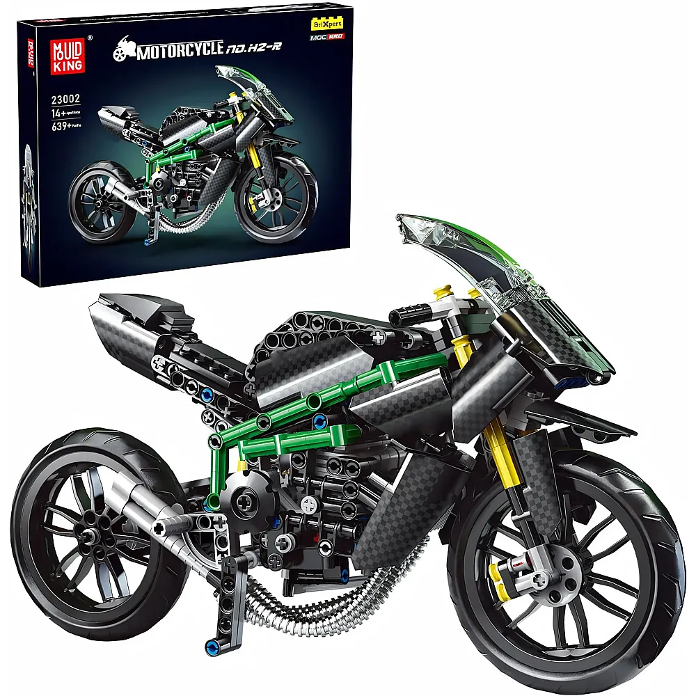 Mould King Motorrad Kawasak Ninjaa H2R 23002
