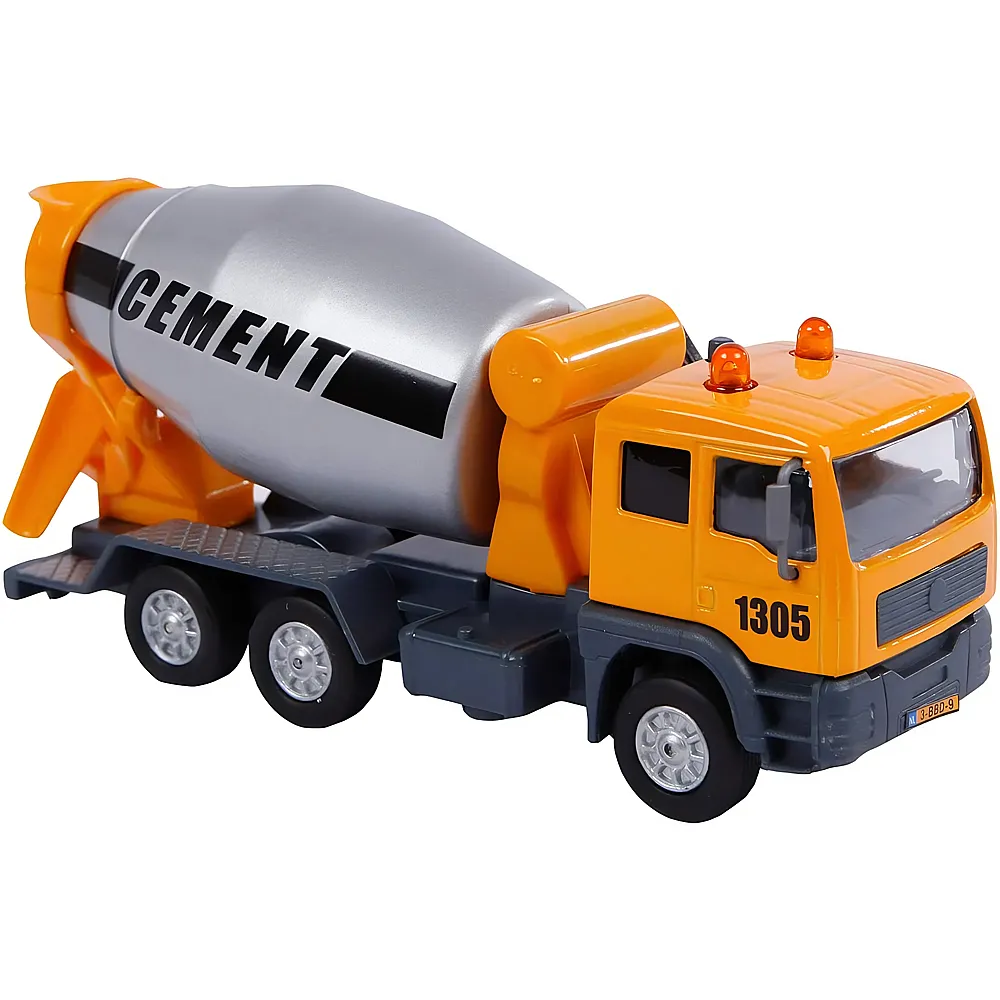 Kids Globe Traffic Camion malaxeur � r�trofriction avec lumi�re et son