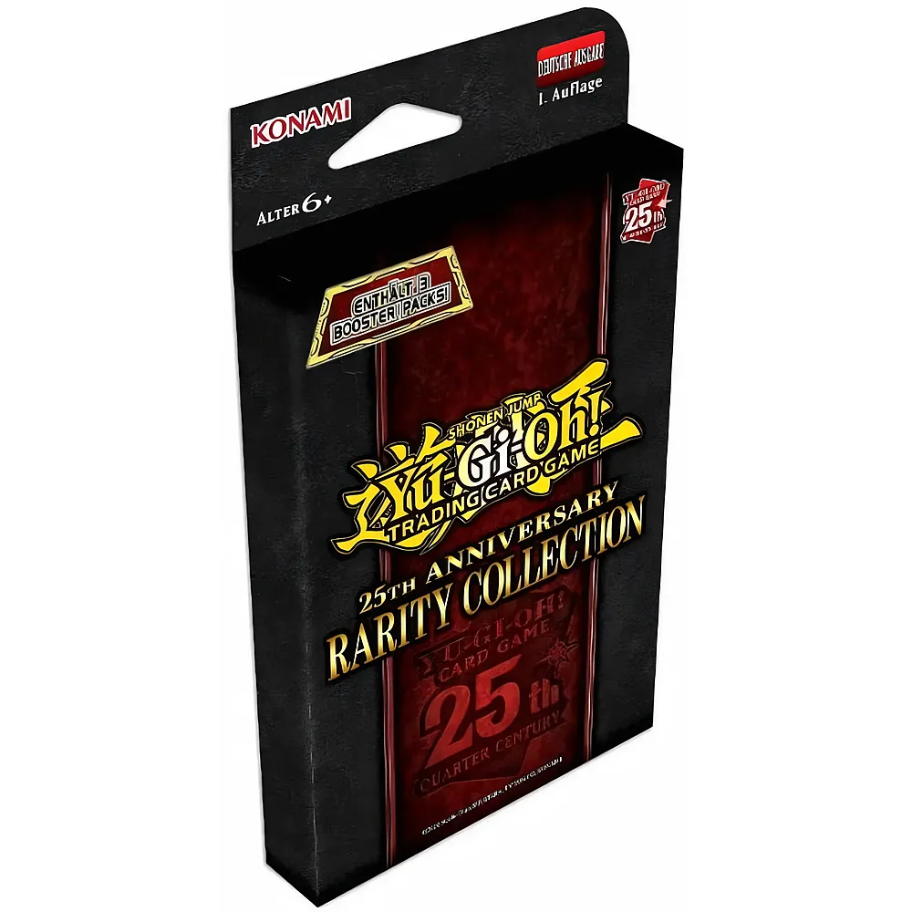Konami Yu-Gi-Oh 25th Anniversary Rarity Collection Tuckbox - 3 Booster Packs - Deutsch | Sammelkarten