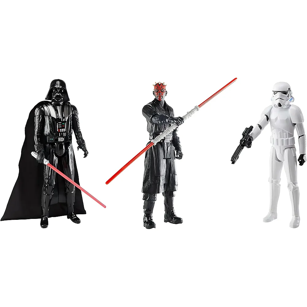 Hasbro Star Wars 3er-Pack Treffen der Dunklen Seite - 30 cm