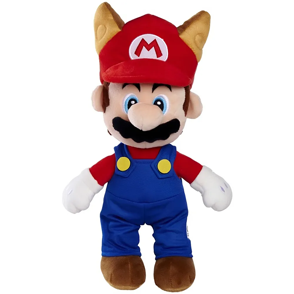 Simba Plsch Super Mario Waschbr Mario 30cm | Lizenzfiguren Plsch