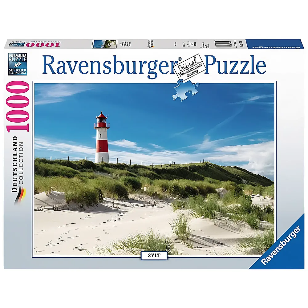 Ravensburger Puzzle Leuchtturm auf Sylt 1000Teile