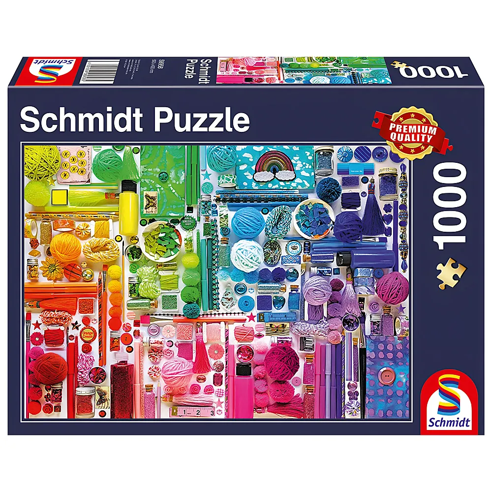 Schmidt Puzzle Regenbogenfarben 1000Teile