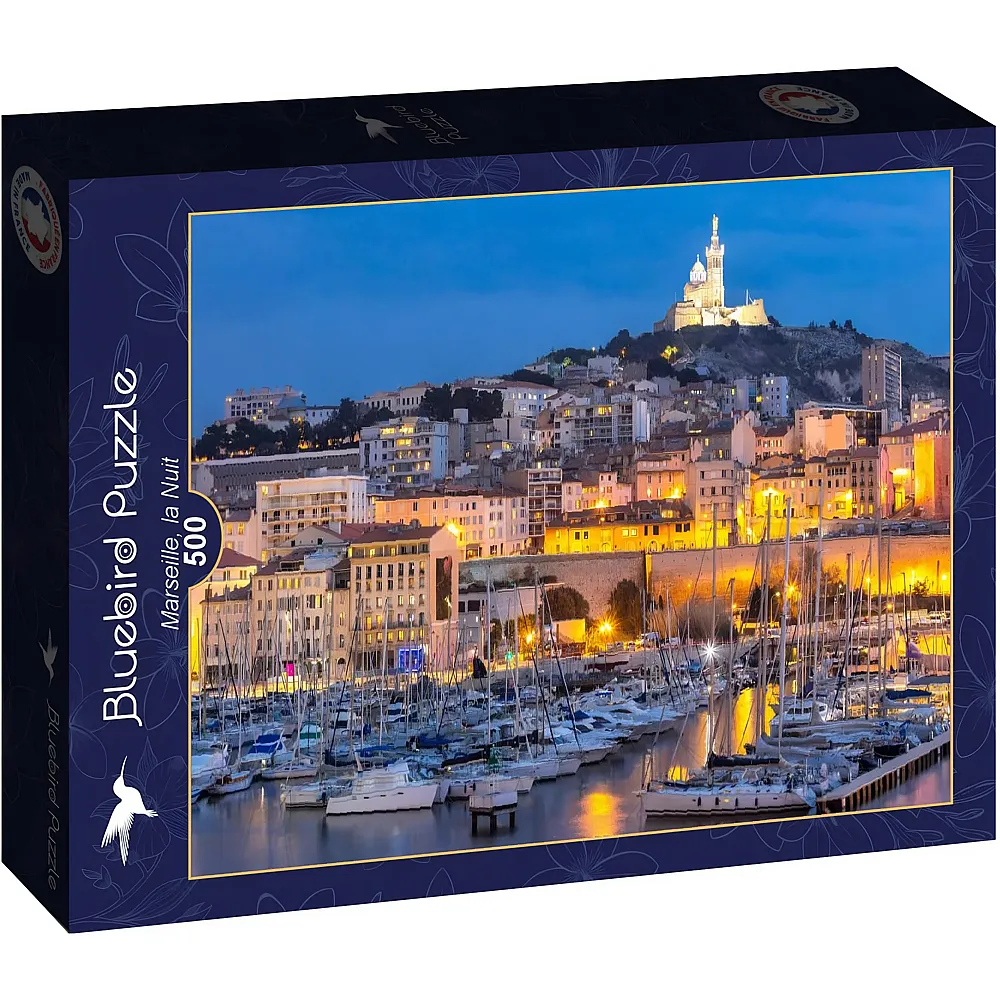 Bluebird Puzzle Marseille, la Nuit - 500 Teile