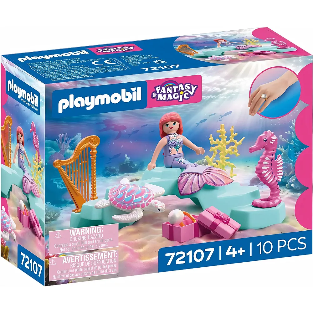 PLAYMOBIL Fantasy & Magic Meerjungfrau mit Geschenk 72107