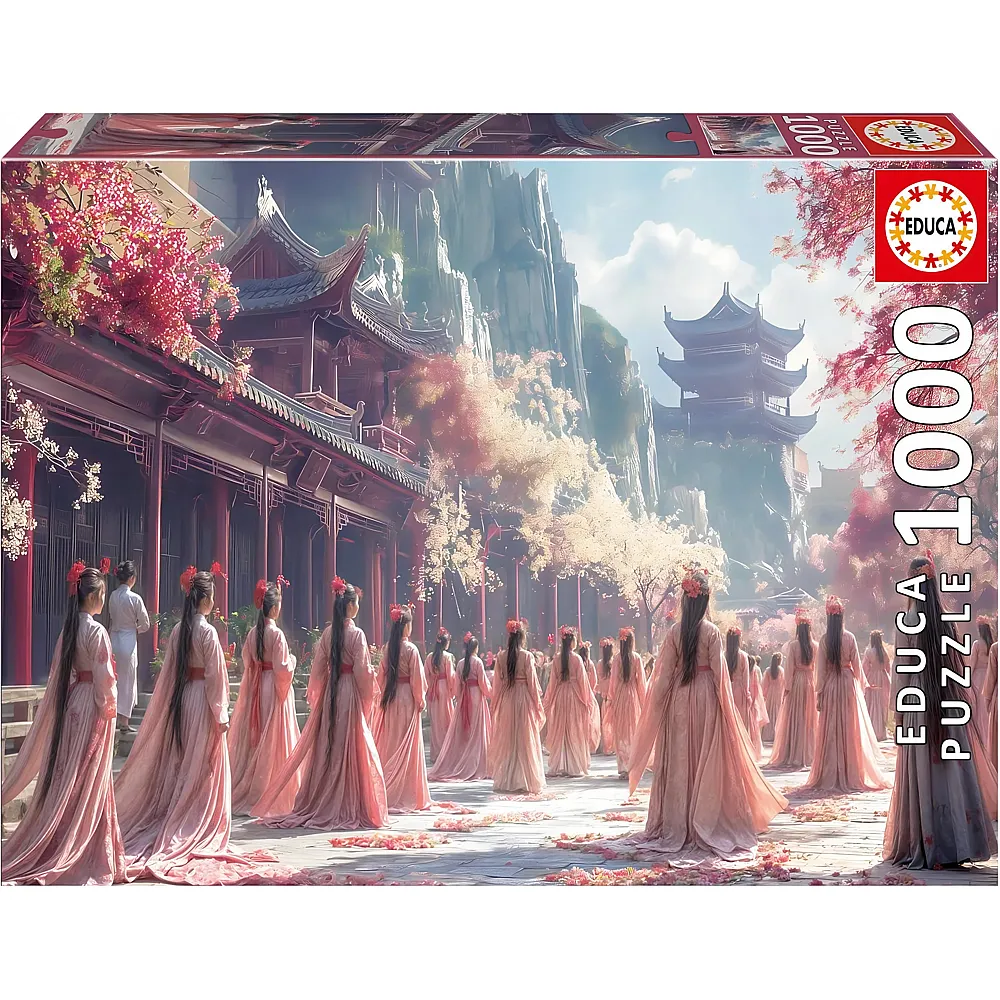 Educa Die Geishas inklusive Fix Puzzle-Kleber - 1000 Teile