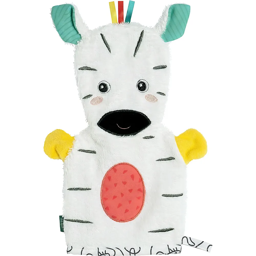 Fehn Waschhandschuh Zebra - 26 cm - Badespielzeug