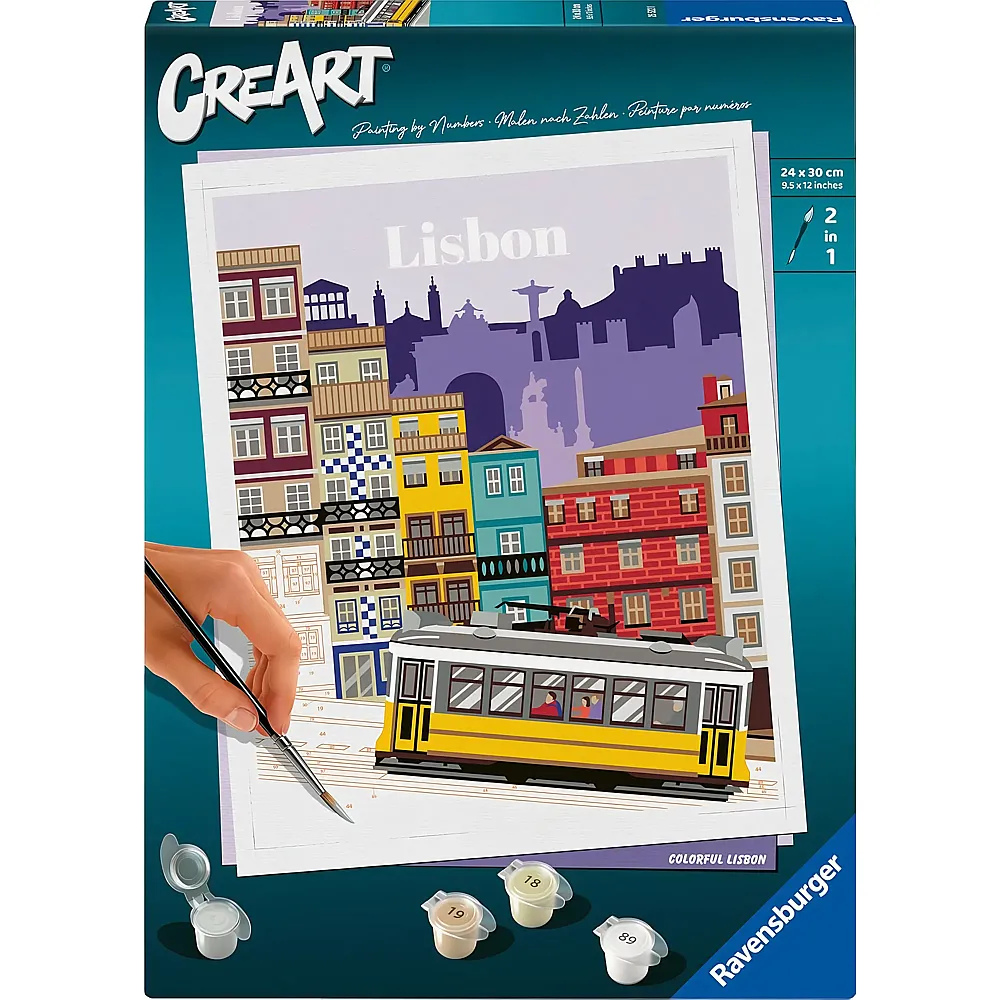 Ravensburger CreArt Colorful Lissabon