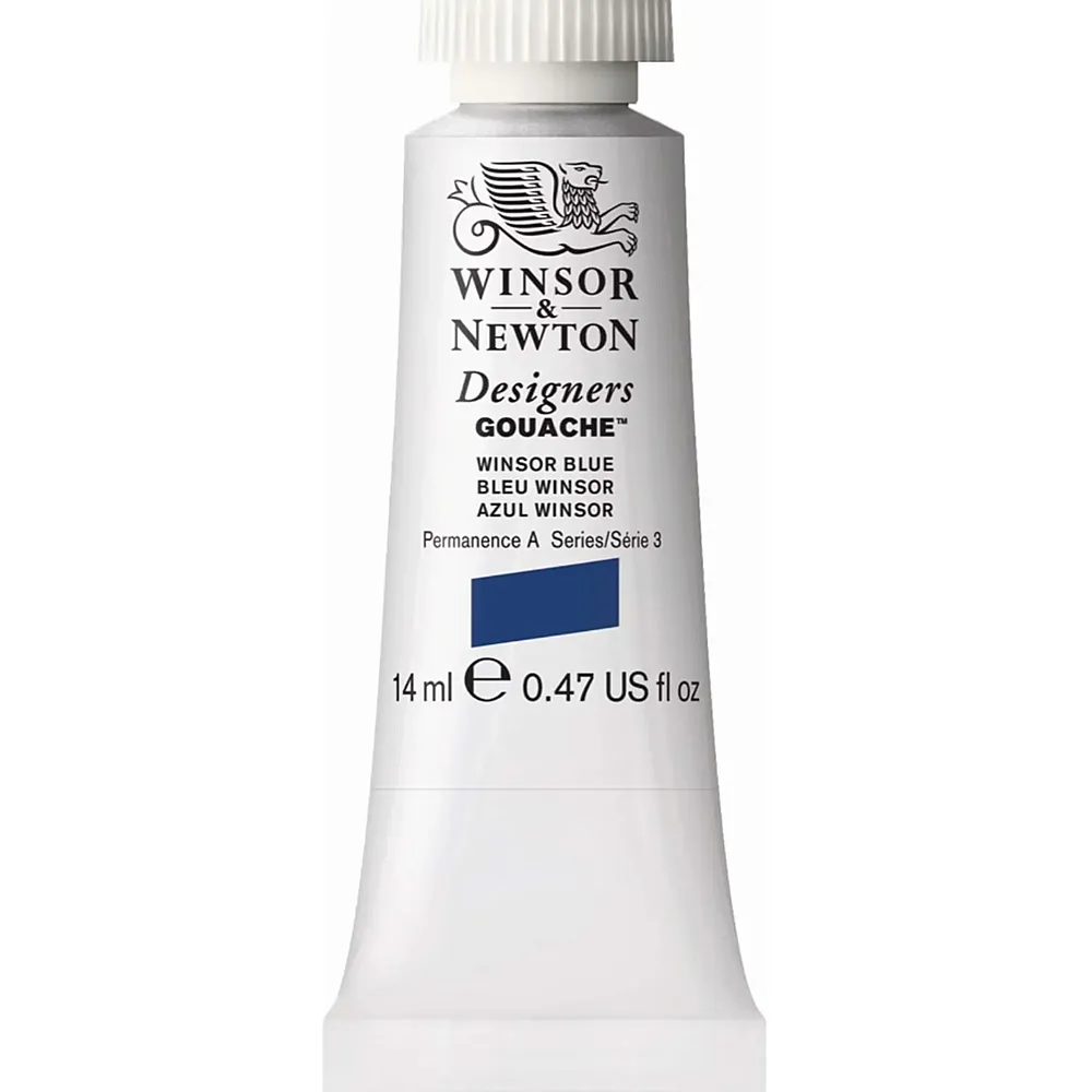 meinspielzeug - Winsor & Newton W&n Designers Gouache 14ml Tube Winsorblau